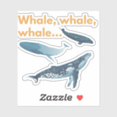 鯨、鯨、鯨 シール (シート)
