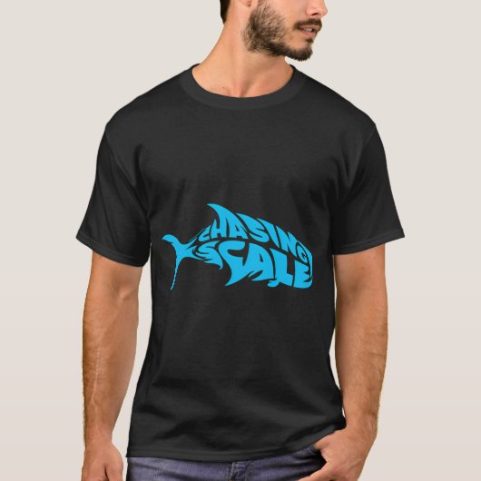 鱗を追って - 魚の至福 Tシャツ (正面)