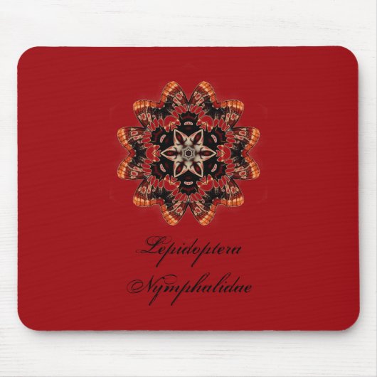 鱗翅目幼虫科 マウスパッド (正面)