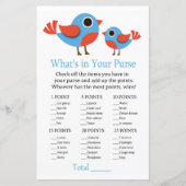 鳥あなたの財布ゲームの赤ちゃんシャワーに何がある (正面)