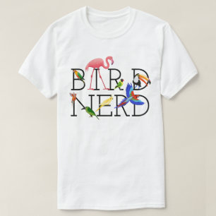 鳥おたく熱帯鳥 Tシャツ