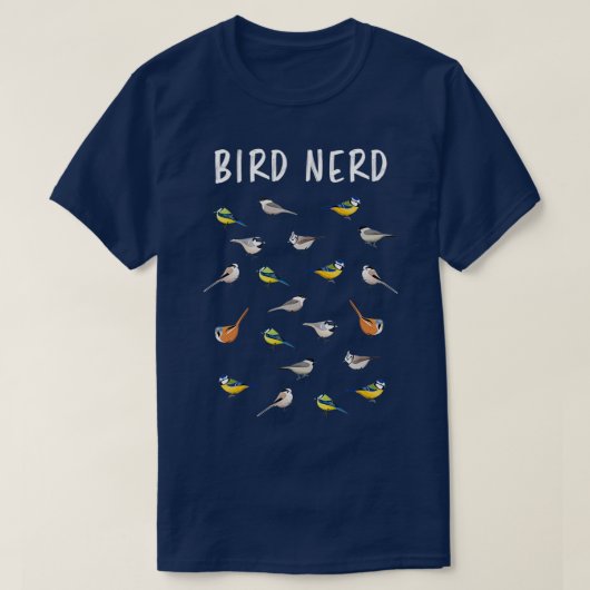 鳥おたく Tシャツ (デザイン正面)