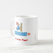 鳥おもしろいの見張り コーヒーマグカップ (正面左)