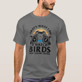 . .鳥おもしろいを好きな人カッコいいに贈り物を見る鳥 Tシャツ