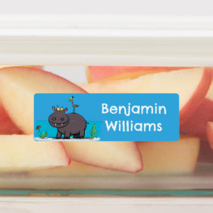 鳥おもしろい漫画の海馬パーソナライズされた類 ラベル