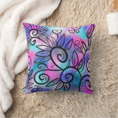 鳥おもしろい芸術 クッション (ブランケット)