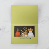 鳥おもしろい誕生日カード カード (内部)