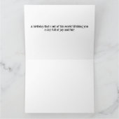 鳥おもしろい・海洋イグアナ誕生日 カード (内部)