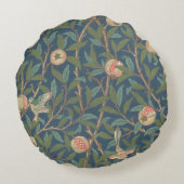 「鳥およびザクロ」の壁紙のデザイン、印刷されたb ラウンドクッション (裏面)