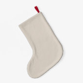 鳥およびハートの木愛は育ちます スモールクリスマスストッキング (裏面 (吊り時))