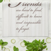 鳥および友人 キッチンタオル (折り畳み)