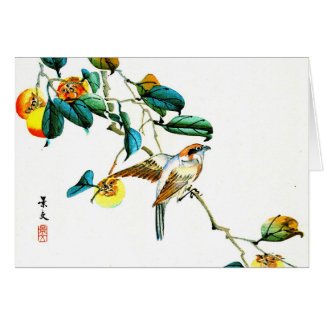 鳥および柿1892年