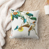 鳥および柿1892年 クッション (ブランケット)