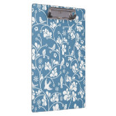 鳥および植物のオーナメントが付いているパターン クリップボード (右)