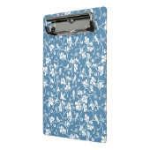 鳥および植物のオーナメントが付いているパターン ミニクリップボード (アングル2)