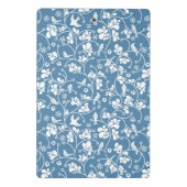 鳥および植物のオーナメントが付いているパターン ミニクリップボード (裏面)