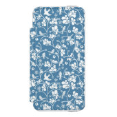 鳥および植物のオーナメントが付いているパターン INCIPIO iPhoneウォレットケース (フォリオ 正面)