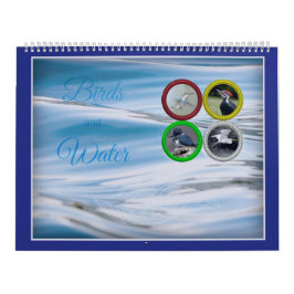 鳥および水(大型) カレンダー