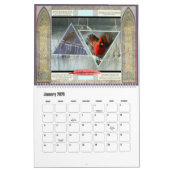 鳥および水(大型) カレンダー (1月 2026)