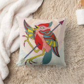 鳥および矢 クッション (ブランケット)