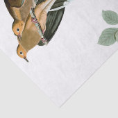 鳥および花自然な15" x 20"ティッシュペーパー 薄葉紙 (詳細)