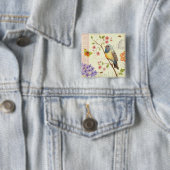 鳥および蜂 缶バッジ (インサイチュ)