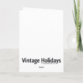 鳥および開花Stのバレンタインの挨拶 シーズンカード (裏面)