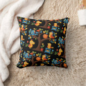 鳥お洒落と花の装飾用クッション。 クッション (ブランケット)