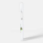 鳥お洒落の付いた斑犬 Case-Mate iPhoneケース (裏面 / 左)