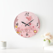 鳥お洒落の壁時計 ラージ壁時計 (ホーム)