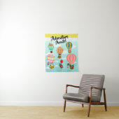 鳥お洒落の熱気球アドベンチャーが待つ タペストリー (インサイチュ)