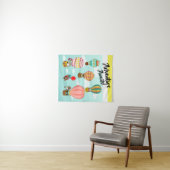 鳥お洒落の熱気球アドベンチャーが待つ タペストリー (インサイチュ(横))