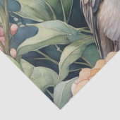 鳥お洒落デコ付き水独身の彩園 薄葉紙 (詳細)