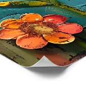 鳥お洒落フローラポスター ポスター (角)