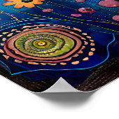 鳥お洒落フローラポスター ポスター (角)