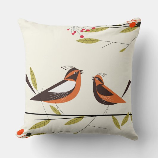 鳥お洒落装飾用クッション クッション (正面)