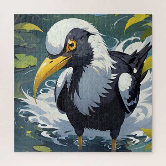 鳥お洒落類 ジグソーパズル (縦)