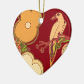 鳥お洒落類 セラミックオーナメント (左)