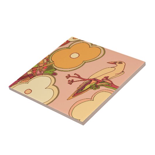 鳥お洒落類 タイル (側面)