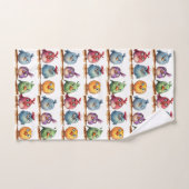 鳥お洒落類 バスタオルセット (ハンドタオル)