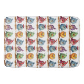 鳥お洒落類 バスマット (正面)