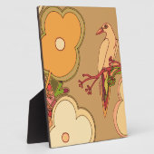 鳥お洒落類 フォトプラーク (側面)