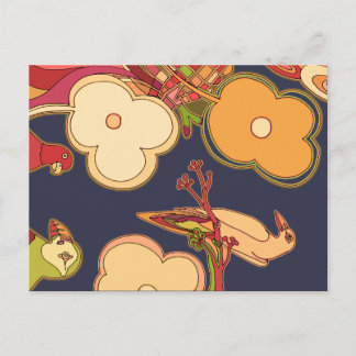 鳥お洒落類 ポストカード