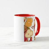 鳥お洒落類 マグカップ (正面右)