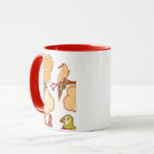 鳥お洒落類 マグカップ (正面左)