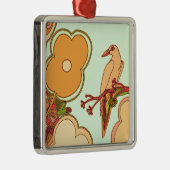 鳥お洒落類 メタルオーナメント (右)