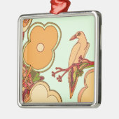 鳥お洒落類 メタルオーナメント (左)