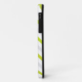 鳥かごのシェブロンのジグザグ形のヴィンテージの緑のiPhone 5 Case-Mate iPhoneケース (裏面/左)