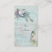 鳥かごの花 名刺 (裏面)