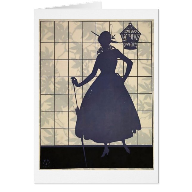 鳥かごのsilh。 カード (正面)